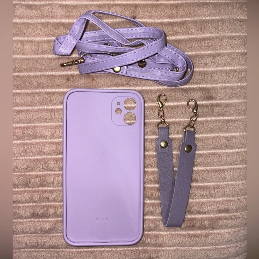 SHEIN iPhone 11 Phone Case with Straps